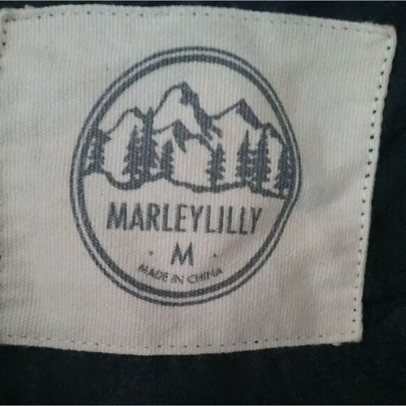 MARLEYLILLY Monogrammed Pullover Rain Jacket Women's Size Medium - Picture 8 of 9